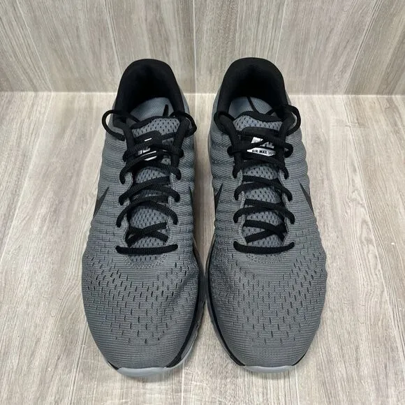 Nike Air Max 2017 Running Training Shoes Gray Black 849559-011 Men’s Size 9