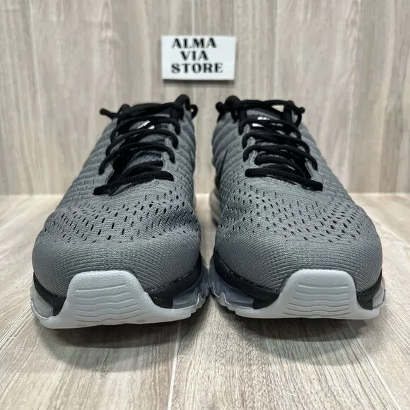 Nike Air Max 2017 Running Training Shoes Gray Black 849559-011 Men’s Size 9