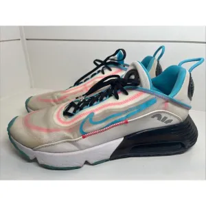 Nike Air Max 2090 Men’s Athletic Tennis Shoes Size 14 White Teal Pink CT6693-991