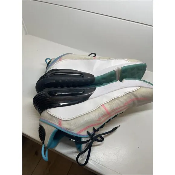Nike Air Max 2090 Men’s Athletic Tennis Shoes Size 14 White Teal Pink CT6693-991
