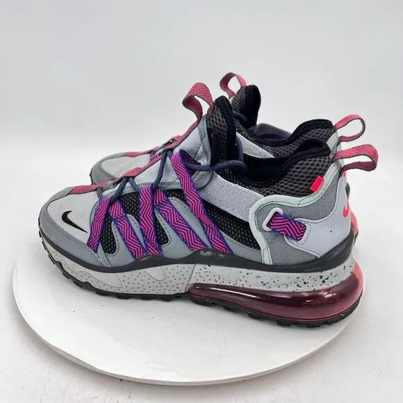 Nike Air Max 270 Bowfin Men Size 8 AJ7200-009 Cool Grey Black Concord Shoes