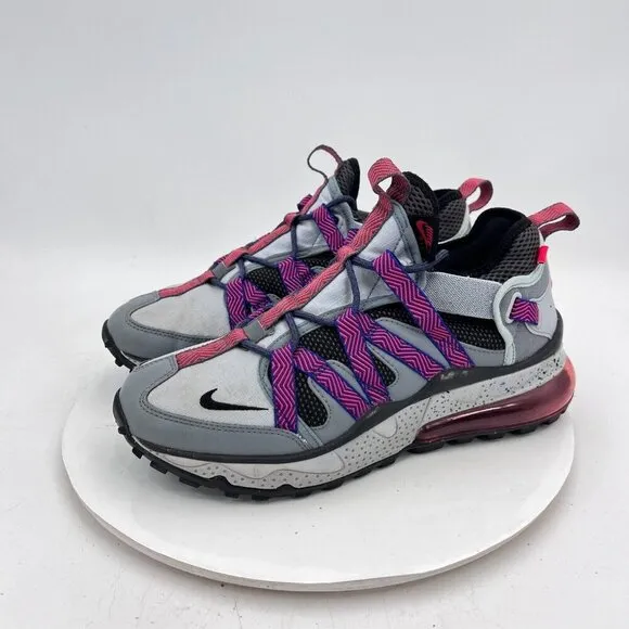Nike Air Max 270 Bowfin Men Size 8 AJ7200-009 Cool Grey Black Concord Shoes
