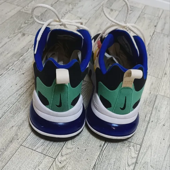 Nike Air Max 270 React Multicolor Sneakers Size 7