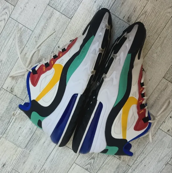 Nike Air Max 270 React Multicolor Sneakers Size 7