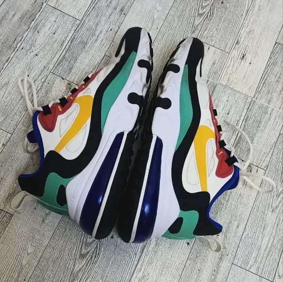 Nike Air Max 270 React Multicolor Sneakers Size 7