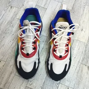 Nike Air Max 270 React Multicolor Sneakers Size 7