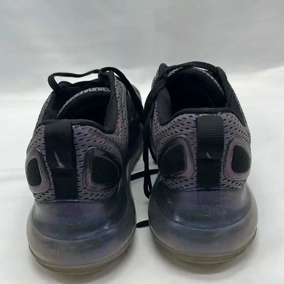 Nike Air Max 720 Black &amp; Purple 5Y Tennis Shoes Sneakers