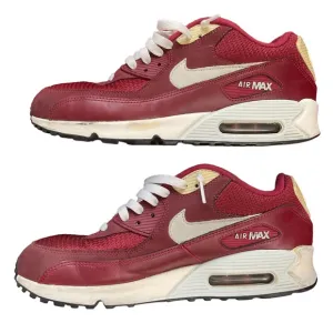 Nike Air Max 90 Essentials Sneakers | Size 10 | 537384-605 | Burgundy