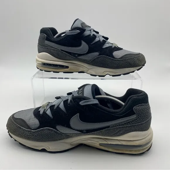 Nike Air Max 94 SE Safari Men Size 12 Shoes Black Running Sneakers Training