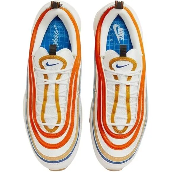 Nike Air Max‎ 97 &quot; SE &quot;M. Frank Rudy&quot; Summit White DV2619-100 Men's Size 9 NWOT