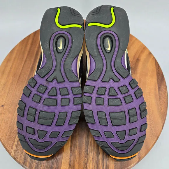 Nike Air Max 97 Joker Shoes Men's 8 Purple Black Low Top Athletic Sneakers