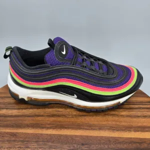 Nike Air Max 97 Joker Shoes Men's 8 Purple Black Low Top Athletic Sneakers