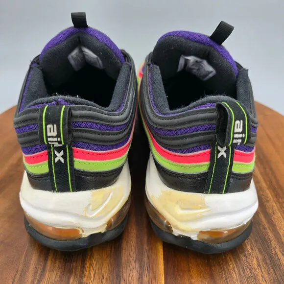 Nike Air Max 97 Joker Shoes Men's 8 Purple Black Low Top Athletic Sneakers