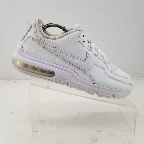 Nike Air Max LTD 3 Men Size 9 687977-111 Triple White Training Athletic Shoes