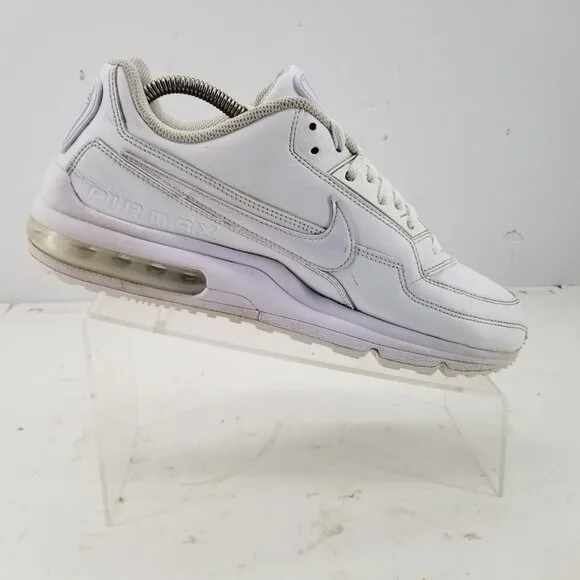 Nike Air Max LTD 3 Men Size 9 687977-111 Triple White Training Athletic Shoes