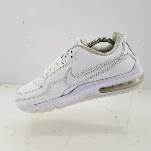Nike Air Max LTD 3 Men Size 9 687977-111 Triple White Training Athletic Shoes