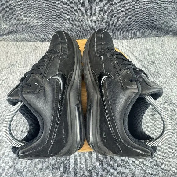 Nike Air Max LTD Shoes Mens Size 8.5 Triple Black Basketball Training Sneakers