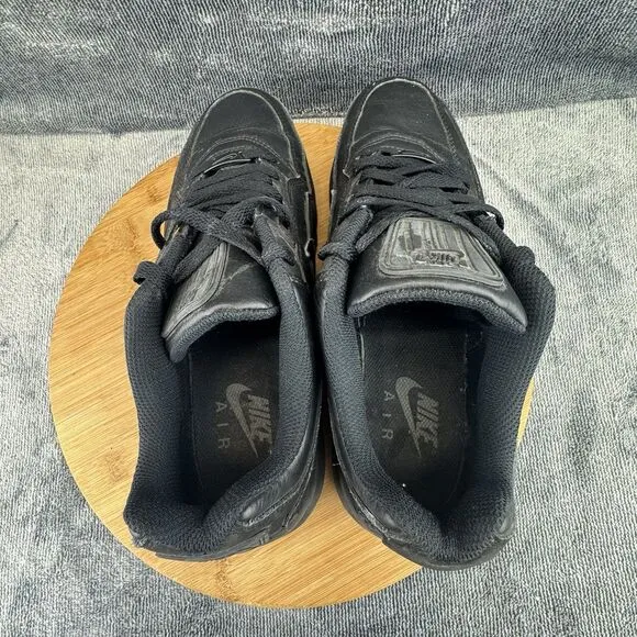 Nike Air Max LTD Shoes Mens Size 8.5 Triple Black Basketball Training Sneakers