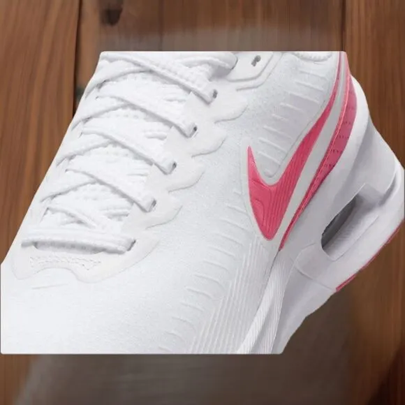 Nike Air Max Nuaxis Shoes Sneakers White Red Pink Womens Size 9.5 HF1233-100