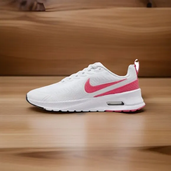 Nike Air Max Nuaxis Shoes Sneakers White Red Pink Womens Size 9.5 HF1233-100