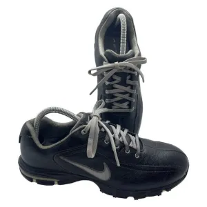 Nike Air Max Revive Men's Black Traction At Contact Golf Leather Shoes Cleats 8