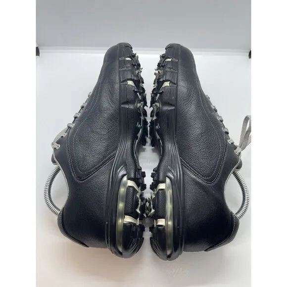 Nike Air Max Revive Men's Black Traction At Contact Golf Leather Shoes Cleats 8