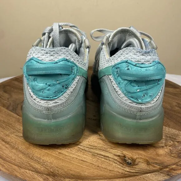 Nike Air Max Terrascape 90 Aura Washed Teal Mens Gray And Blue Size 10.5 Shoes