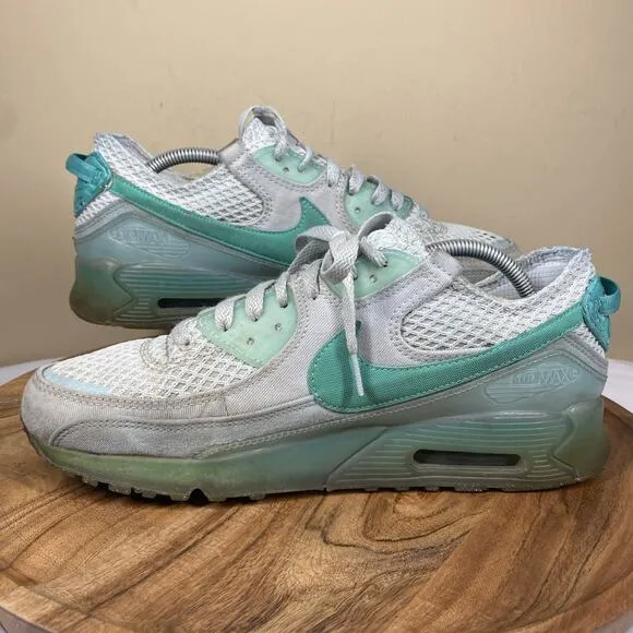 Nike Air Max Terrascape 90 Aura Washed Teal Mens Gray And Blue Size 10.5 Shoes
