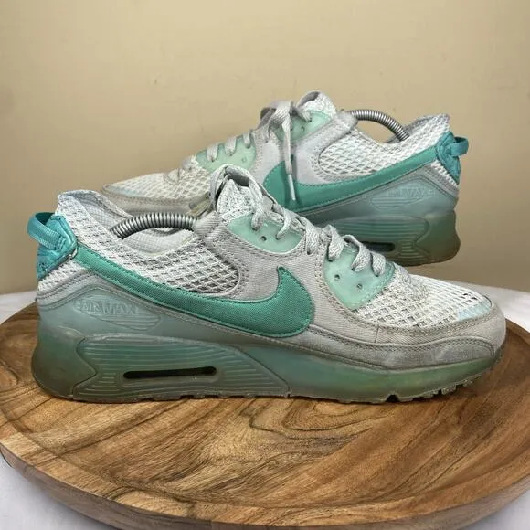 Nike Air Max Terrascape 90 Aura Washed Teal Mens Gray And Blue Size 10.5 Shoes