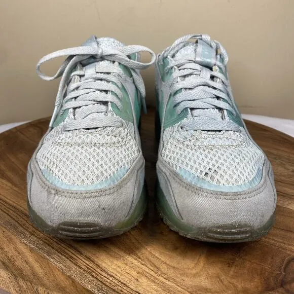 Nike Air Max Terrascape 90 Aura Washed Teal Mens Gray And Blue Size 10.5 Shoes