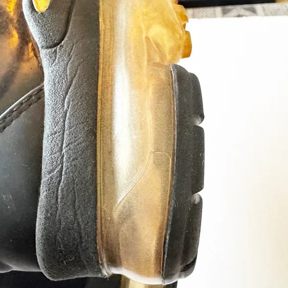Nike Air Max Vapormax Plus Black Gold Men's Air Cushion Sneakers Size 10 CW7299