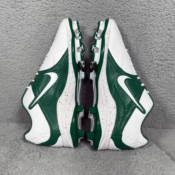 Nike Air MVP Baseball Mens Size 16 Baseball Cleats Shoes Green White