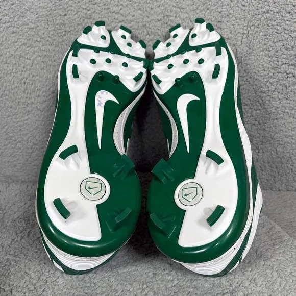Nike Air MVP Baseball Mens Size 16 Baseball Cleats Shoes Green White