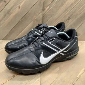 Nike Air Rival 2.5 Golf Shoes Mens Size 12 Black White Air Outdoor Sports Cleats