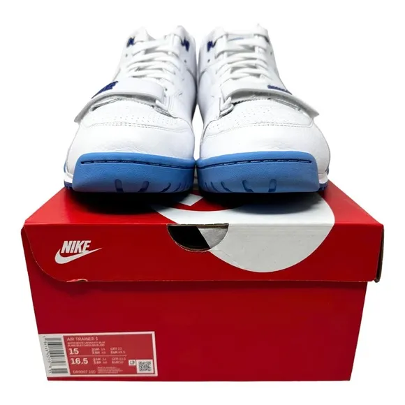Nike Air Trainer 1 Don’t I Know You? DR9997100 White/University Blue Size 15