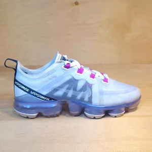 Nike Air VaporMax 2019 Football Grey Flyknit Womens Size 6 Athletic Shoes