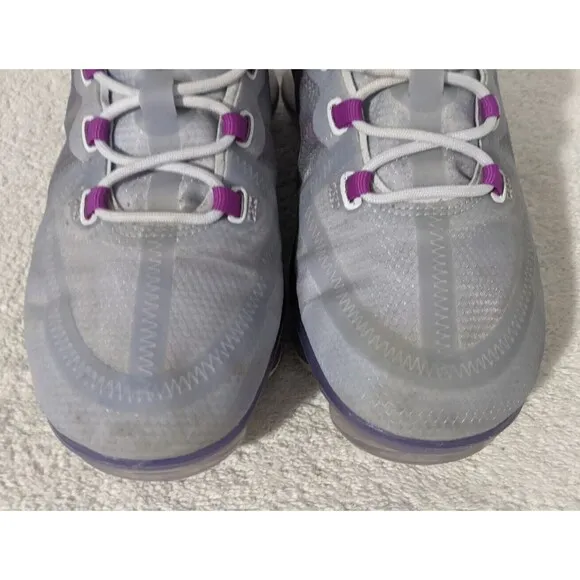 Nike Air Vapormax 2019 Women’s Football Grey Purple Sz 7 AR6632-023