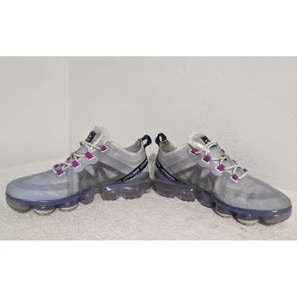 Nike Air Vapormax 2019 Women’s Football Grey Purple Sz 7 AR6632-023