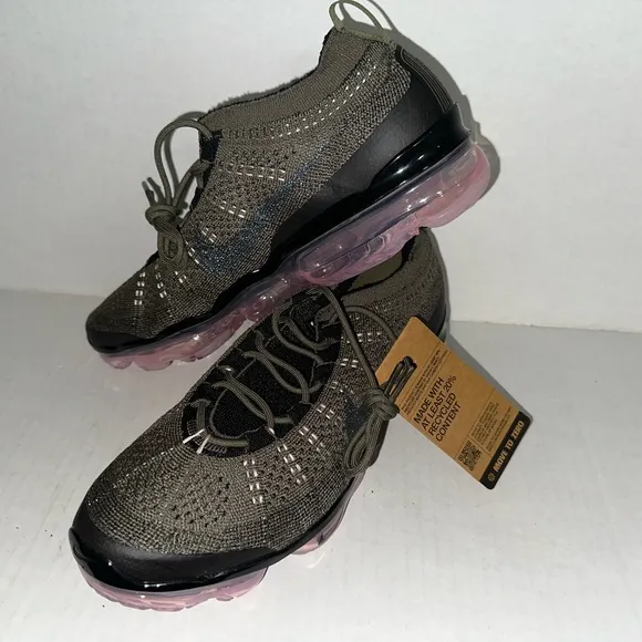 Nike Air Vapormax 2023 Flyknit Medium Olive Pink Oxford DV1678-200 Size 11