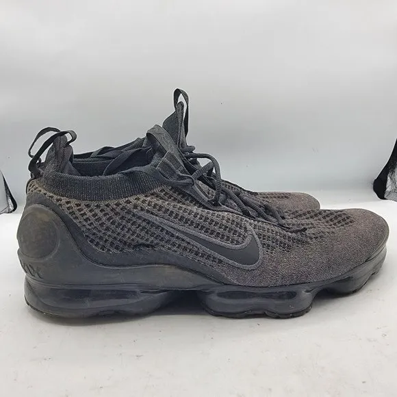 Nike Air Vapormax FK Flyknit 2021 Mens 9.5 Black Athletic Shoes DH4084-001