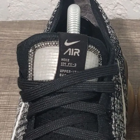 Nike‎ Air Vapormax Flyknit 3 Men's Size 11.5 Running Shoes Black White Oreo