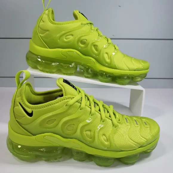 Nike Air VaporMax Plus Tennis Ball DX1784-300 Neon Green Running Shoes Women 6.5