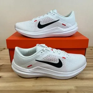 Nike Air Winflo 10 road running shoes Mens 12 White Black Light Crimson