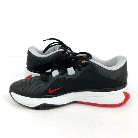 NIKE Air Zoom Freak 5 Basketball Shoes Mens 8 Womens 9.5 Black Red Giannis NWOB