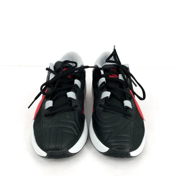 NIKE Air Zoom Freak 5 Basketball Shoes Mens 8 Womens 9.5 Black Red Giannis NWOB