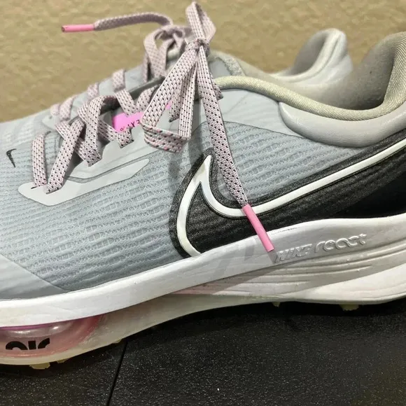 Nike Air Zoom Infinity Tour Next Golf Shoes Men’s 9 Wolf Grey Pink DC5221-060