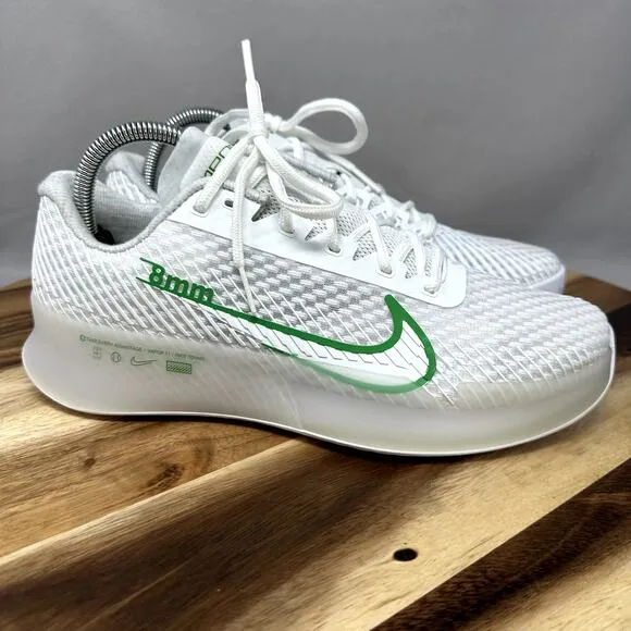 Nike Air Zoom Vapor 11 HC White Tennis PickleBall Shoes Women's 9 DR6965-102