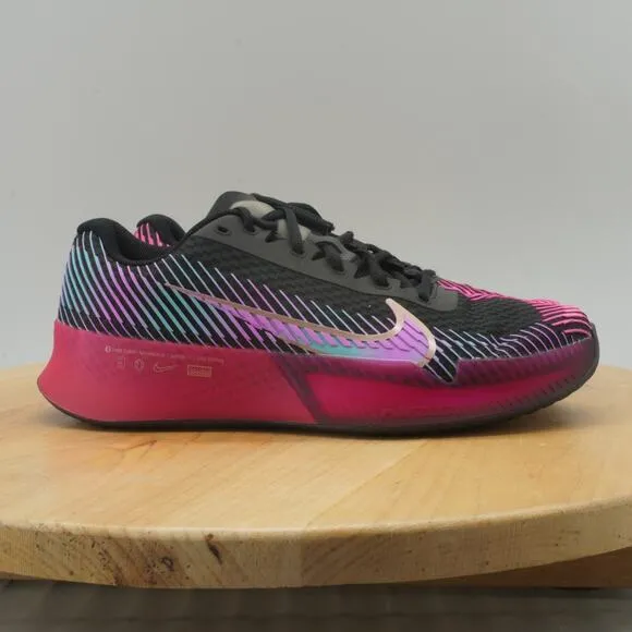Nike Air Zoom Vapor 11 PRM Womens Size 8.5 Tennis Shoes Black Fireberry Pink NEW