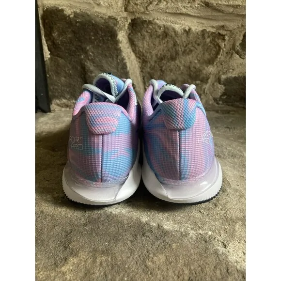 Nike Air Zoom Vapor Pro HC Pink Blue Tennis Pickleball Shoes Women Size 7.5 New