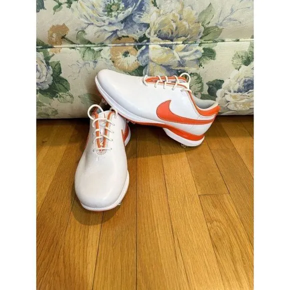 Nike Air Zoom Victory Tour 2 DX6003-189 White Orange Women’s Size 9 Golf Cleats